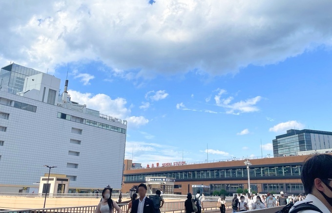写真：晴天の仙台駅